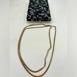 Women’s Saks, Fifth Avenue gold, plated, lobster clasp necklace
